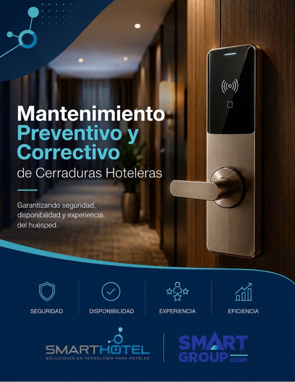 Mantenimiento de cerraduras electrónicas para hoteles - SmartHotel